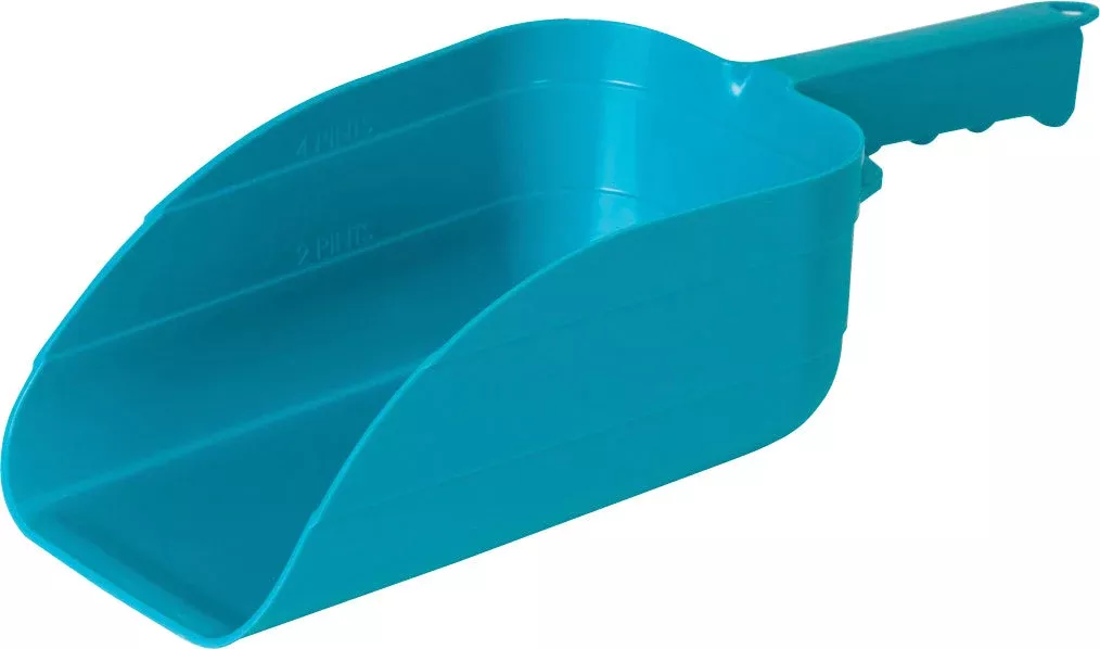Little Giant Plastic Utility Scoop, 5 Pint, Teal