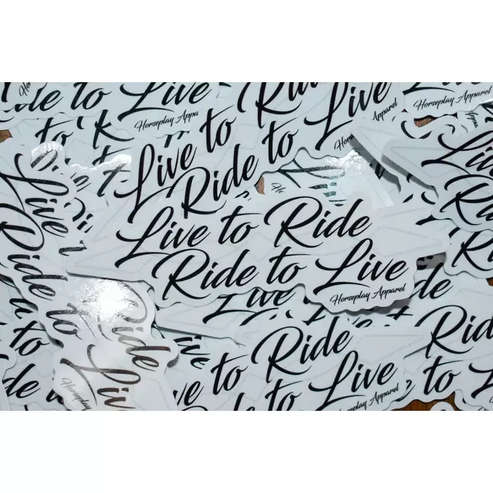 Live To Ride Sticker