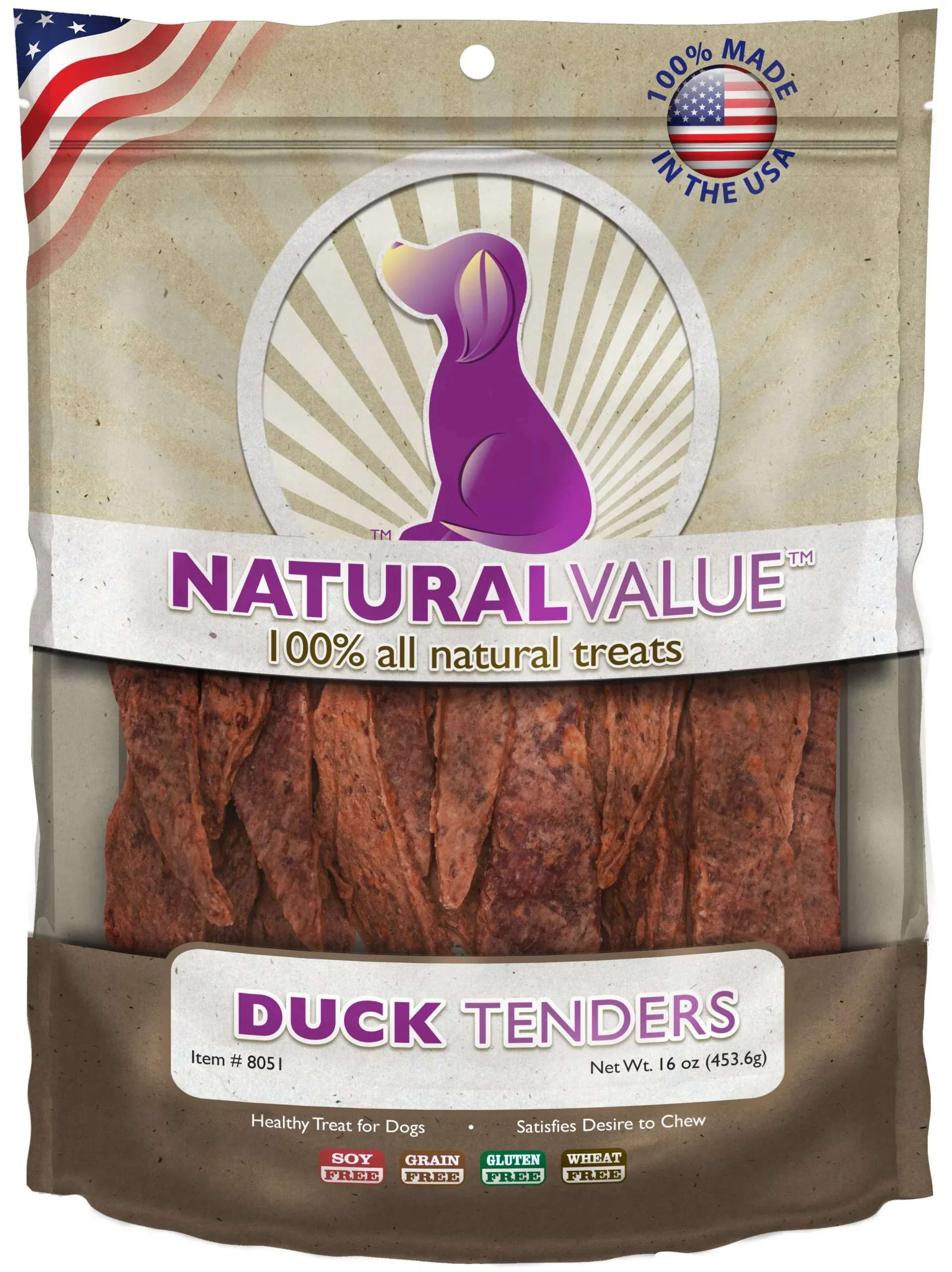 Loving Pets Natural Value Tender Recipe, Duck, 14 oz
