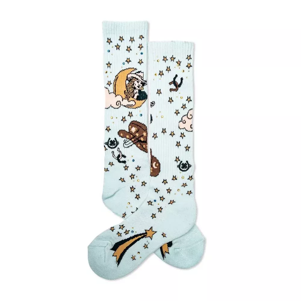 Lucky Chuck "Cosmic Cowgirl" Performance Socks