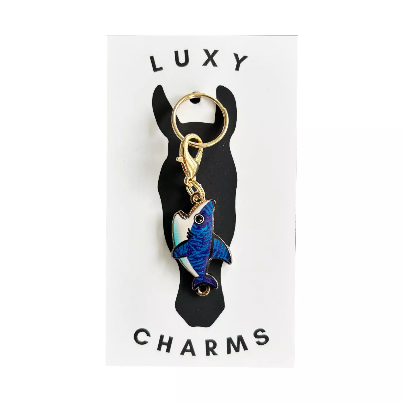 Luxy Charms Blue Shark Tack Charm