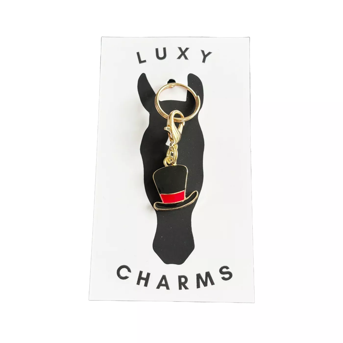 Luxy Charms Top Hat Tack Charm