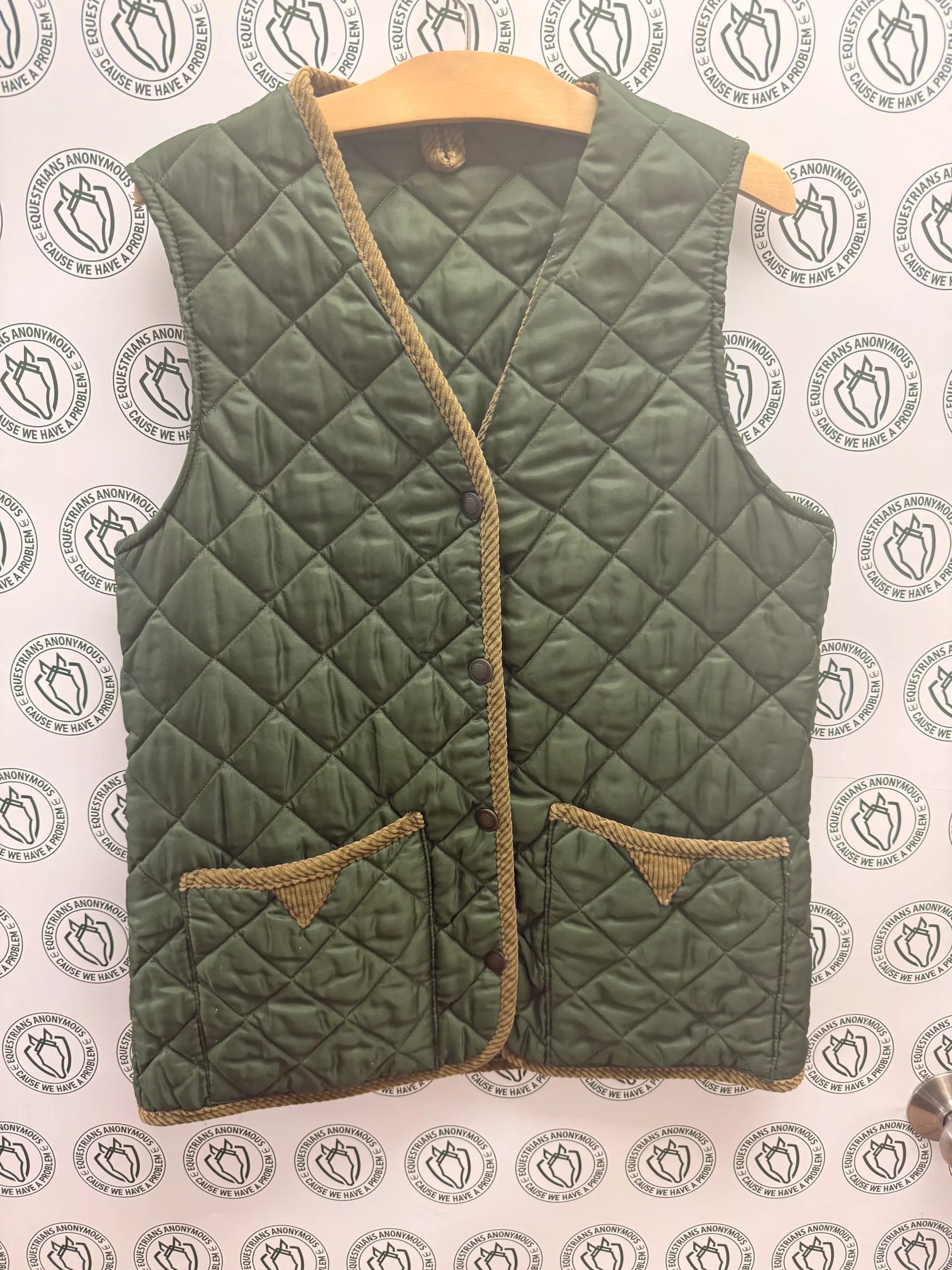 M John Partridge England Green vest