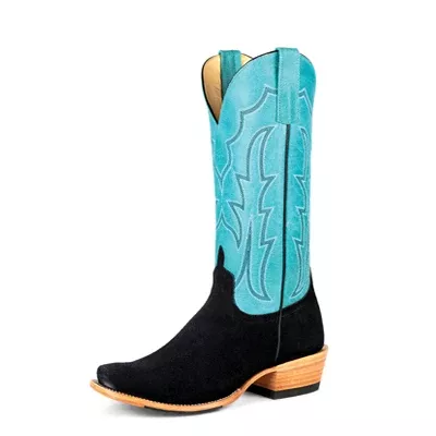 Macie Bean THC 13" Turq Sinsation/Blk Suede M9508