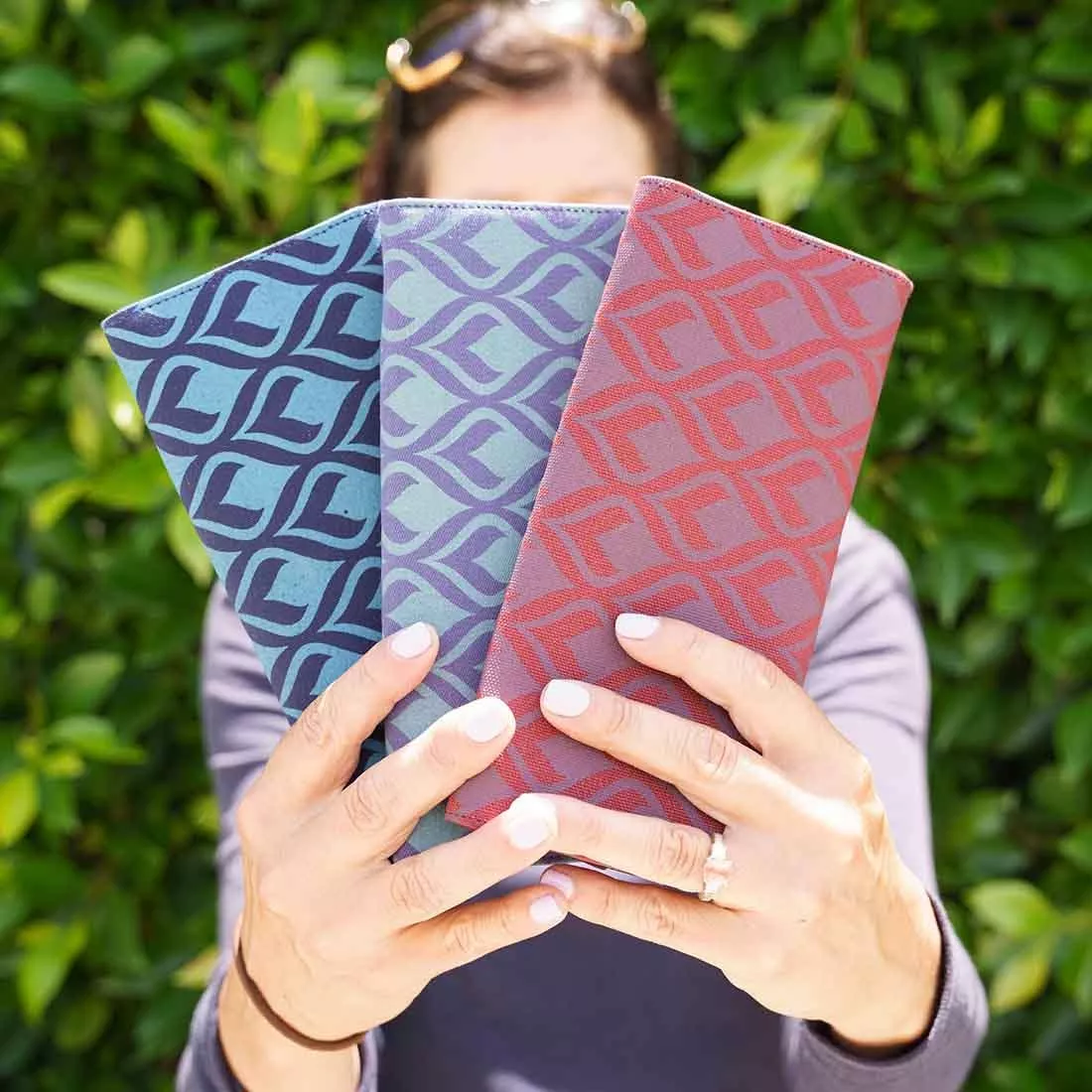 Malia Designs - Cotton Canvas Wallet - Long Vegan Wallet - Ethically Made