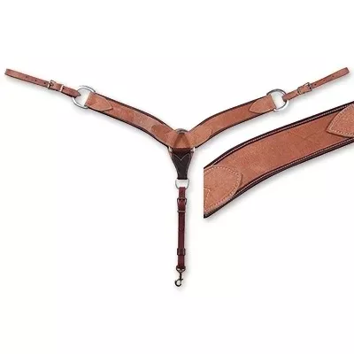 Martin Harness Leather Breastcollar- 2 3/4"