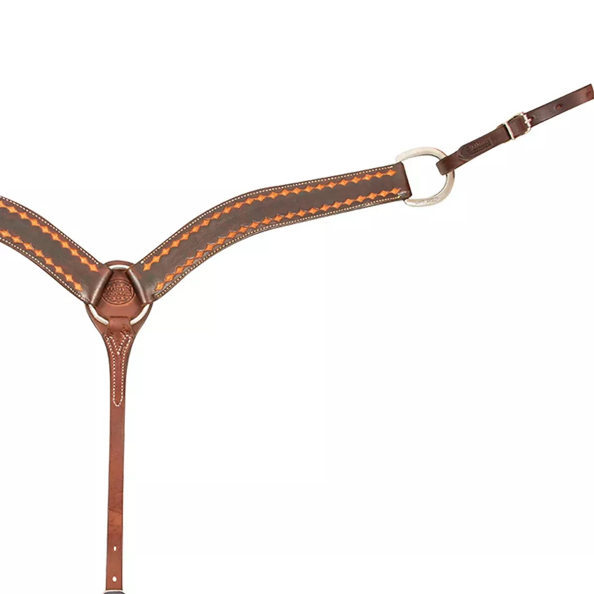 Martin Saddlery 2" Dark Frame Diamond Breast Collar