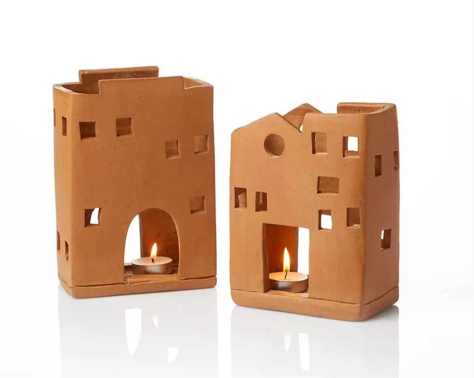 Matira Village Lanterns - Set of 2