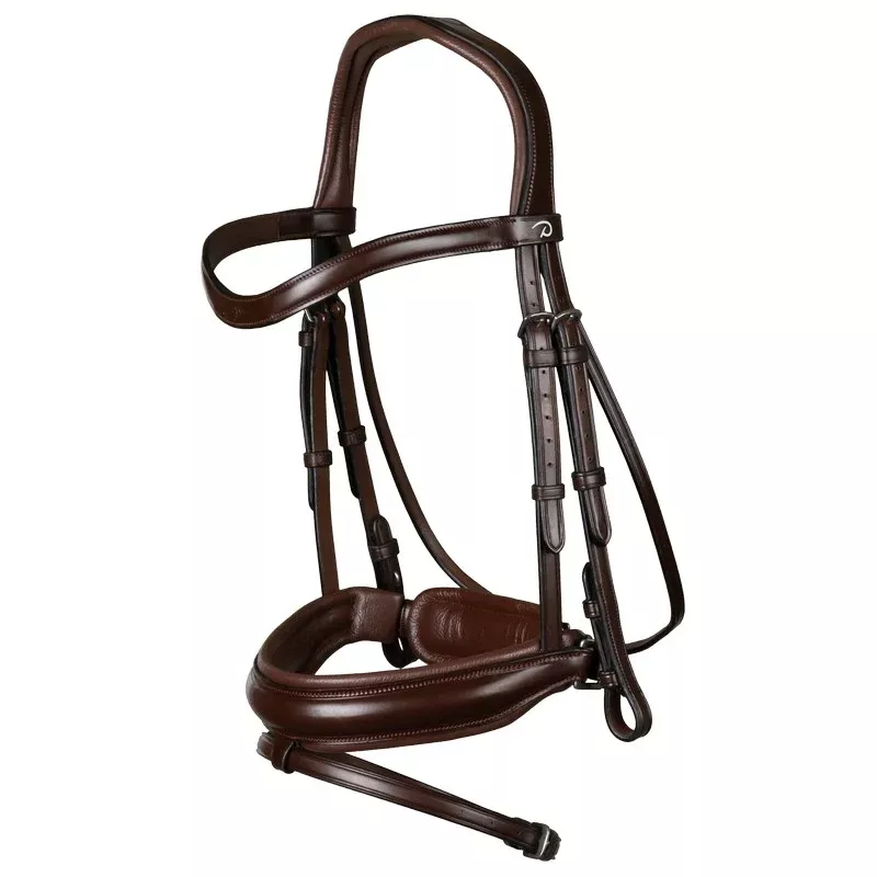 Matte Medium Crank Noseband Bridle