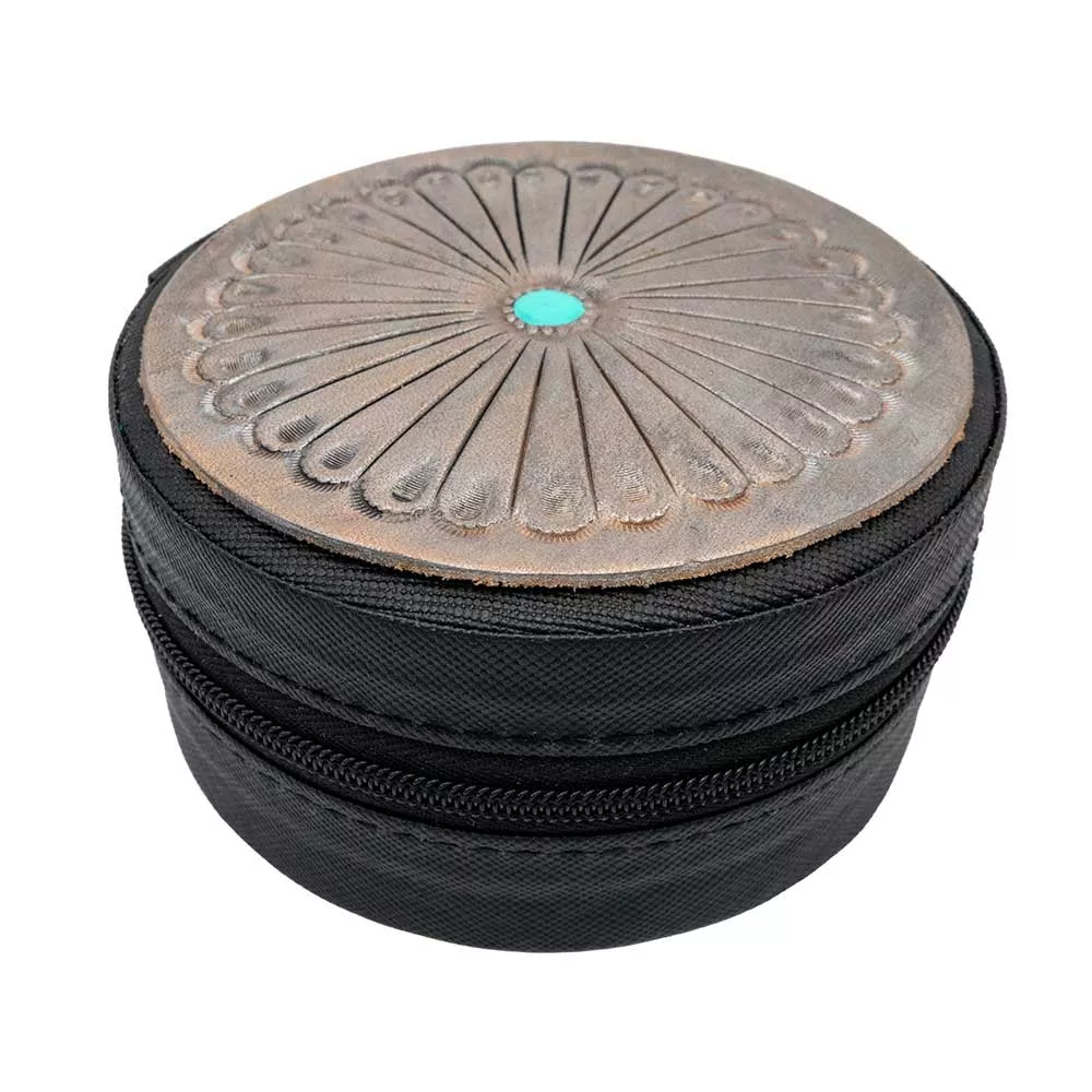Mcintire Silver Pinwheel Jewelry Case