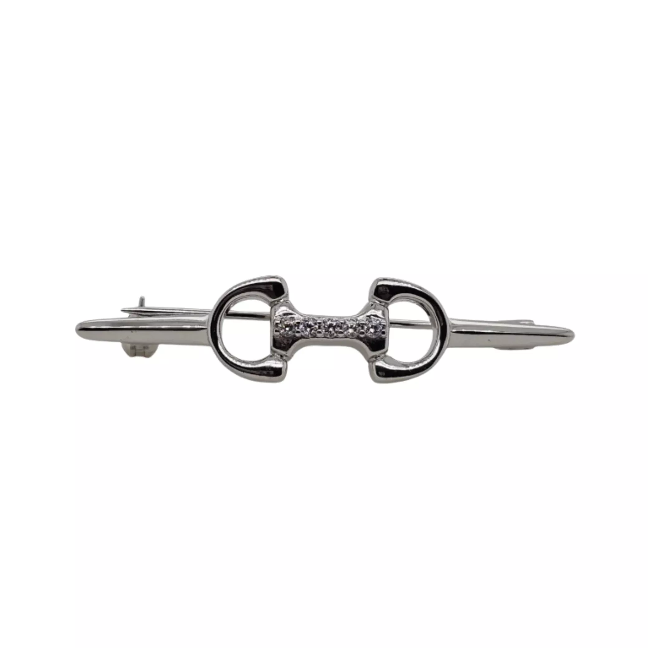 MCJ Double Horseshoe Stock Pin