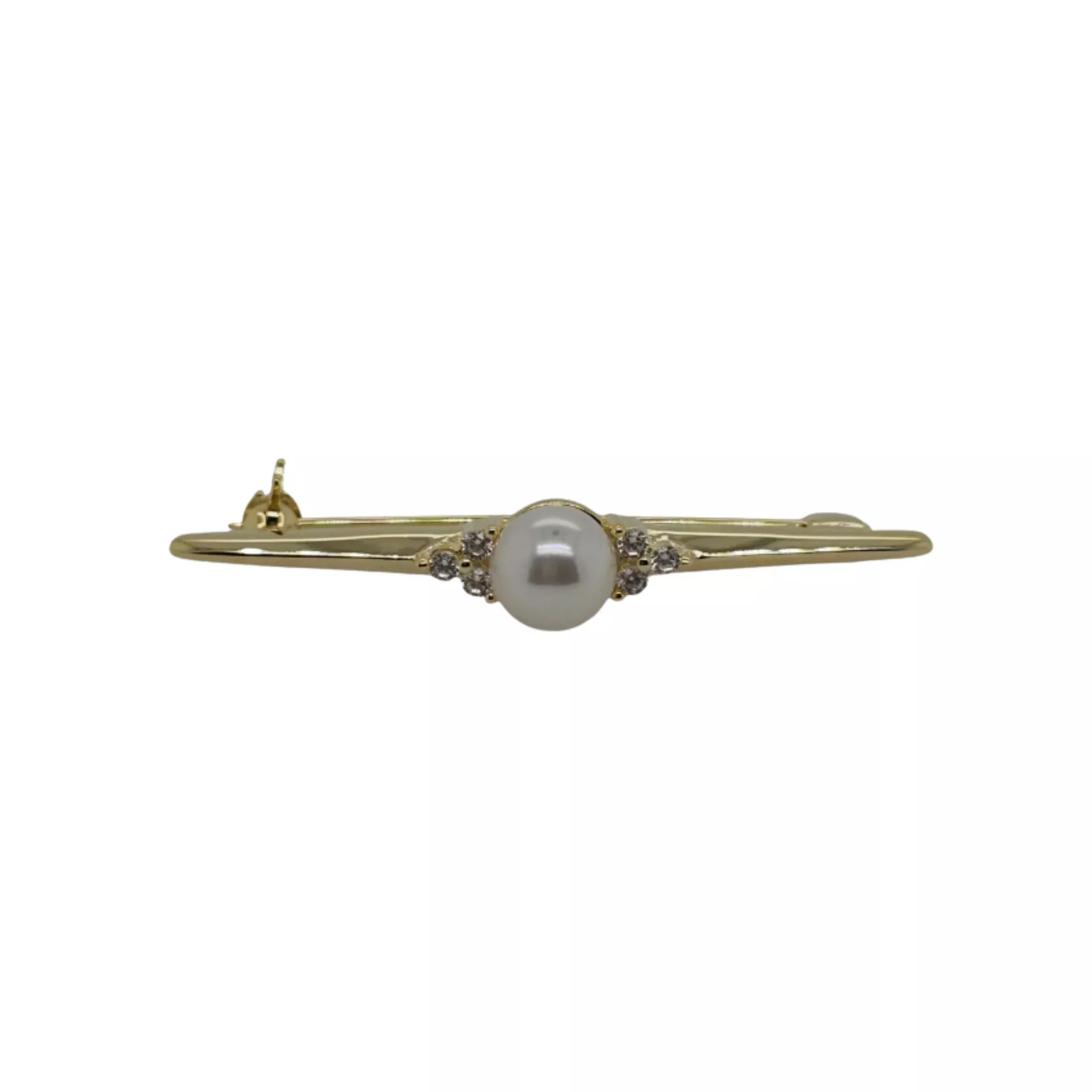MCJ Pearl Stock Pin