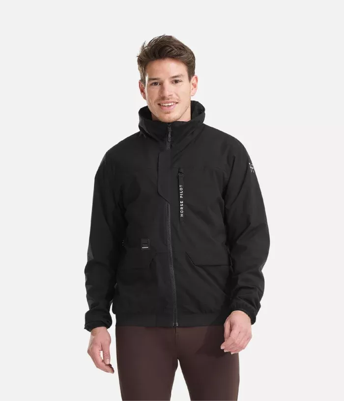 Men's Bombers Jacket - Airbag Compatible - Black