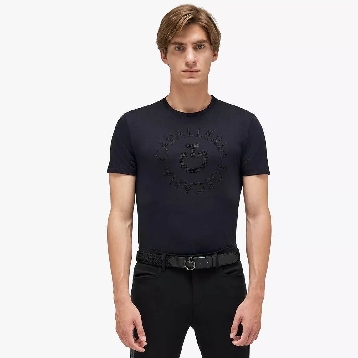 Men's CT Pixel Stitch Orbit Logo Cotton T-Shirt