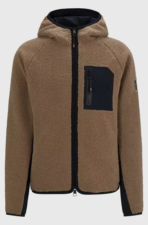 Men's Hybrid Teddy Puffer Jacket Rusel
