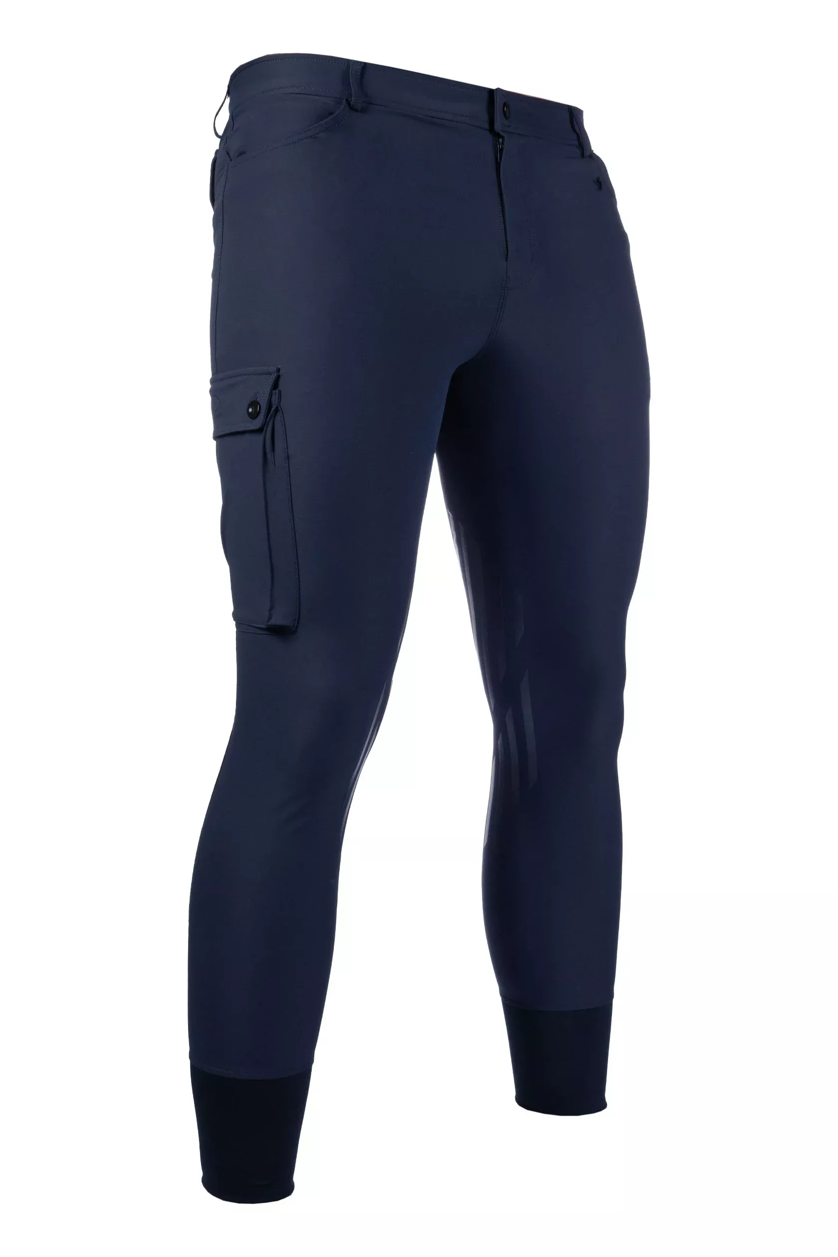 Men's Riding Breeches Cargo with Silicone Knee Patch