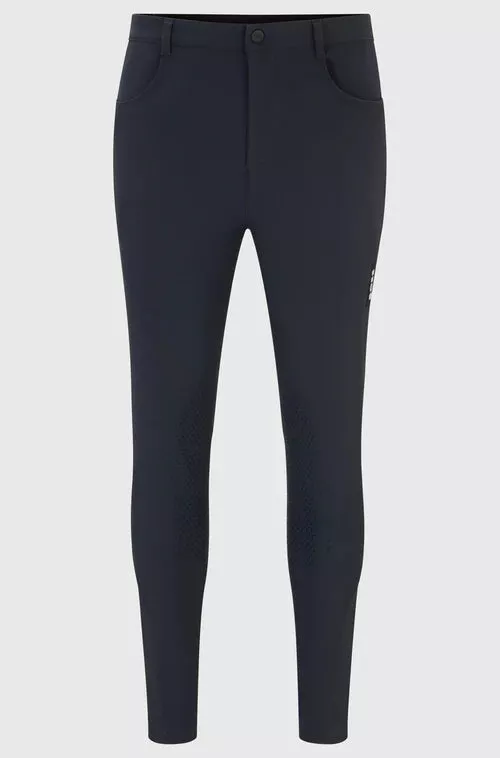 Men's Riding Breeches with Knee Grip James Grey