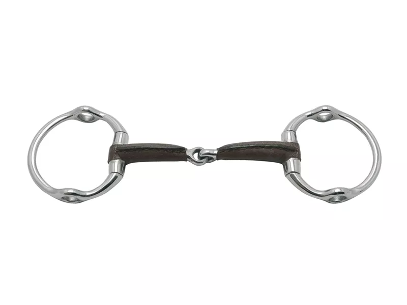 Metalab Hollow Leather Single Joint Eggbutt Gag