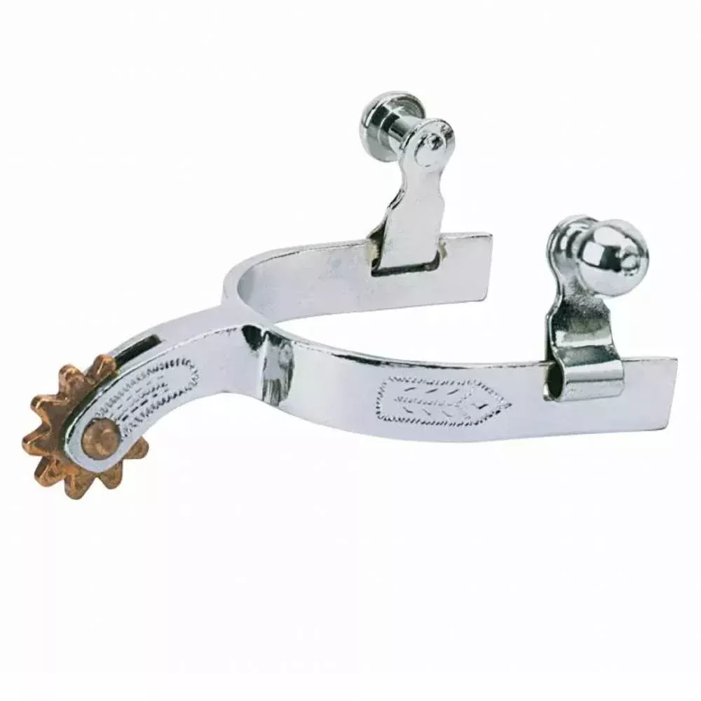 Metalab Roper Youth Engraved Spurs