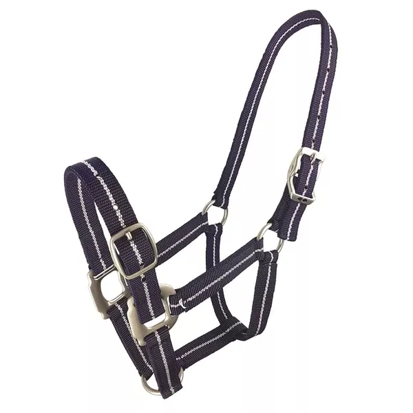 Metallic Stripe Halter