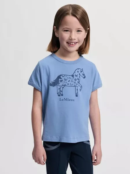Mini LeMieux Alex Tee - Powder Blue - Spring 2026