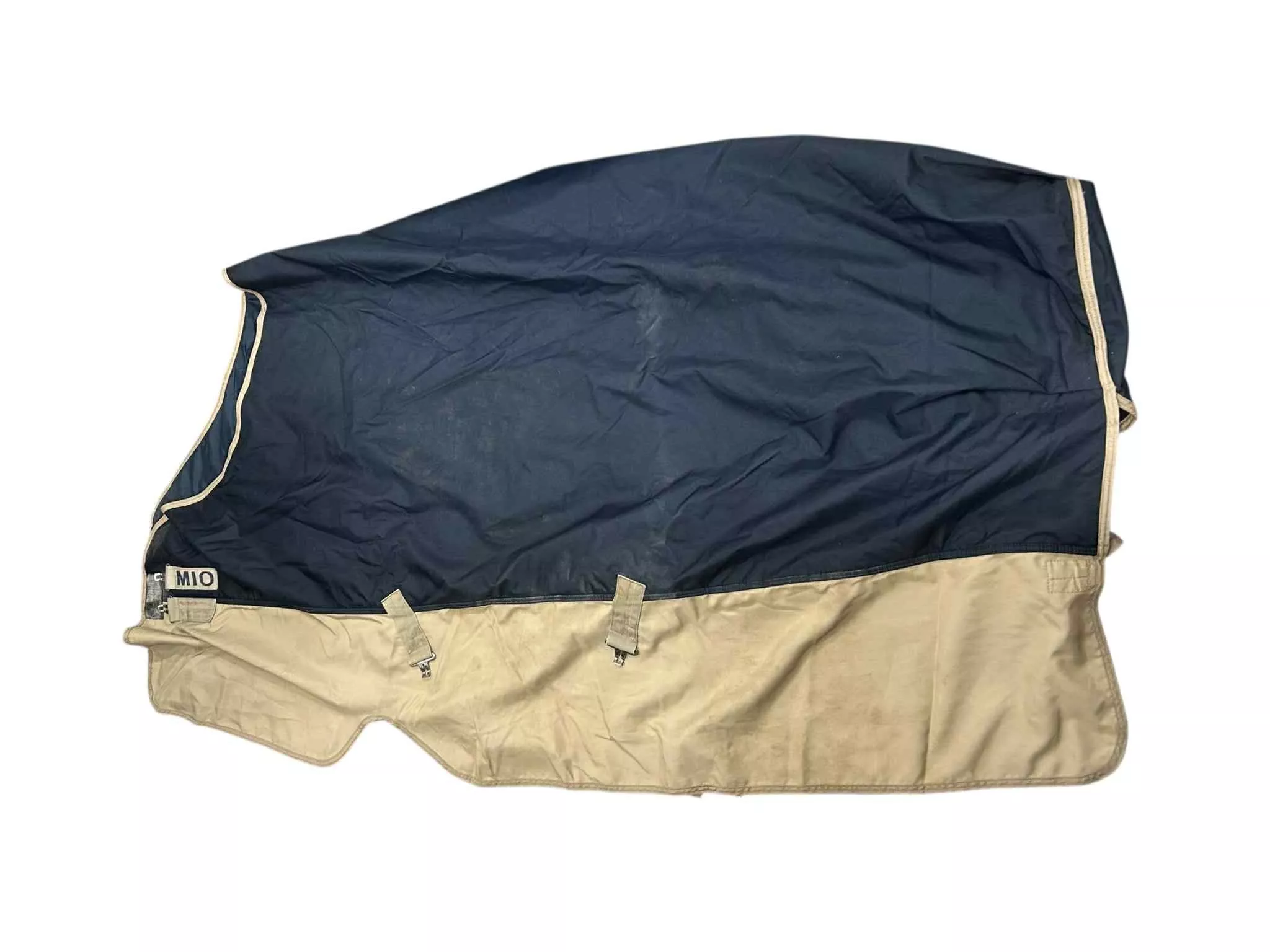Mio 200G Turnout Blanket - Navy/Tan - 78" - USED