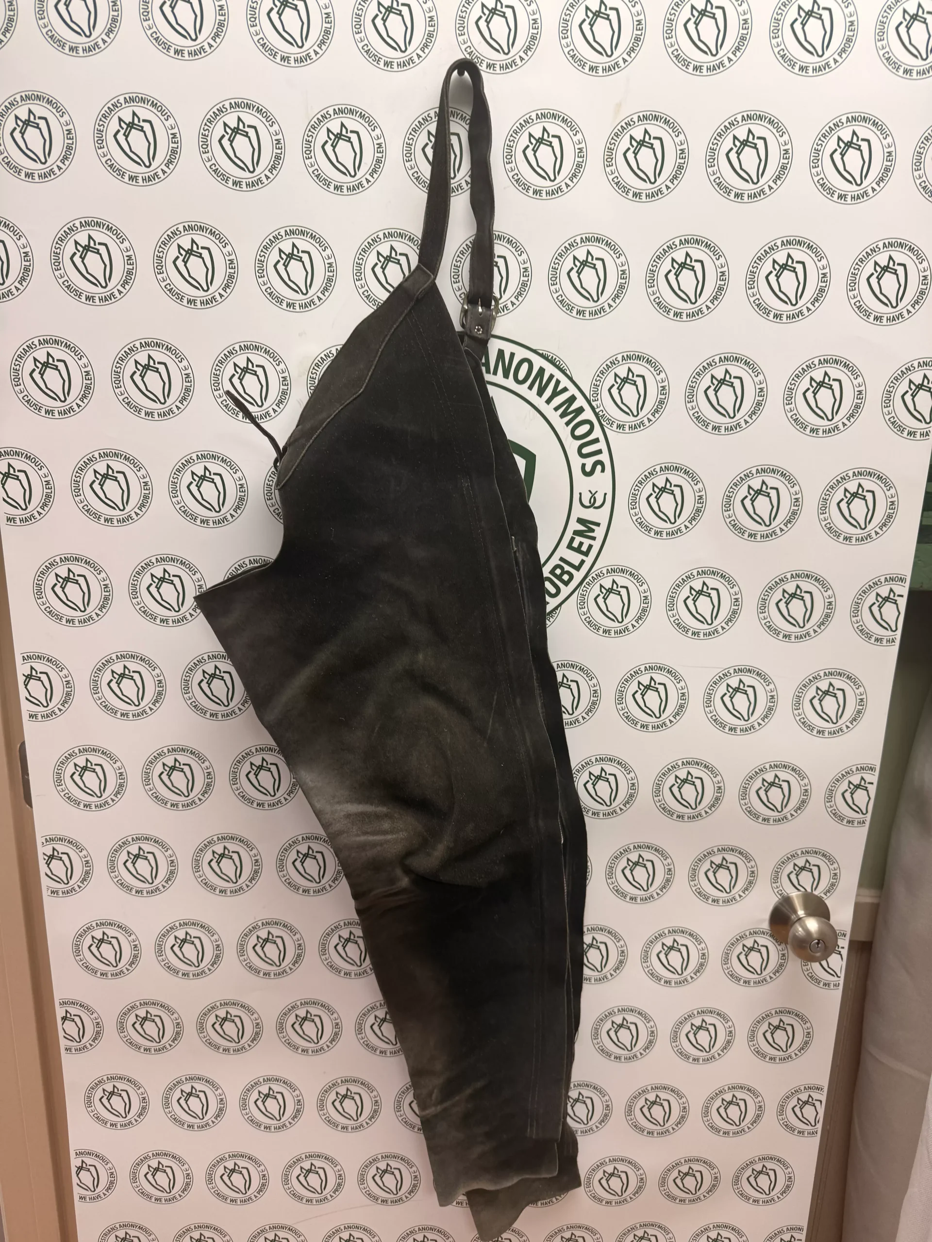 ML Barnstable Riding Suede Chaps black / dark brown