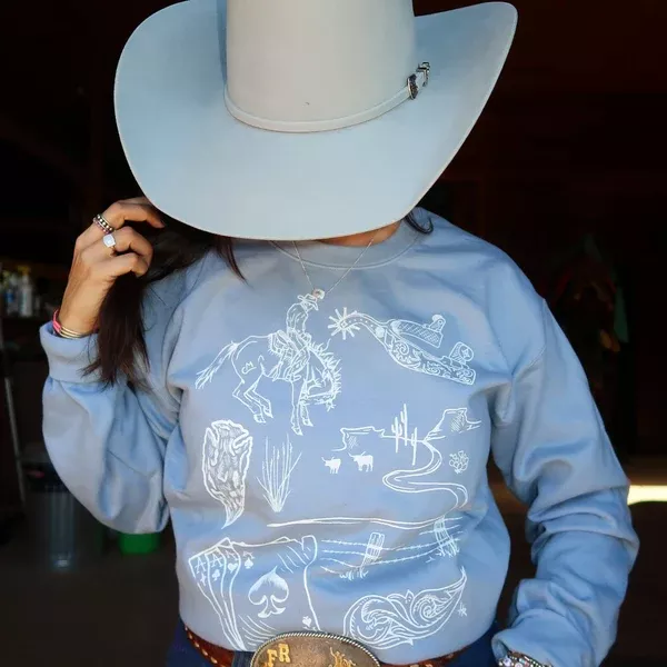 Modern Cowgirl Cowboy Things Sweatshirt