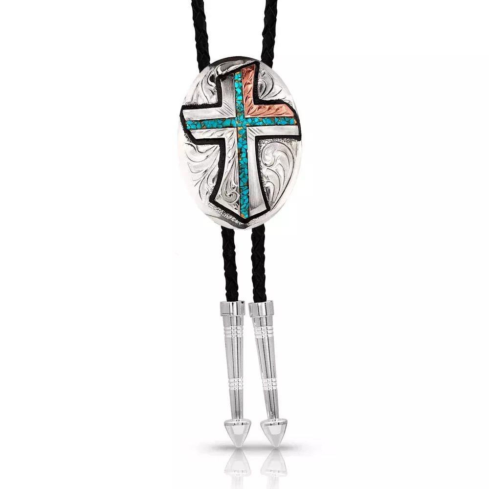 Montana Silversmith Inner Light Turquoise Bolo Tie