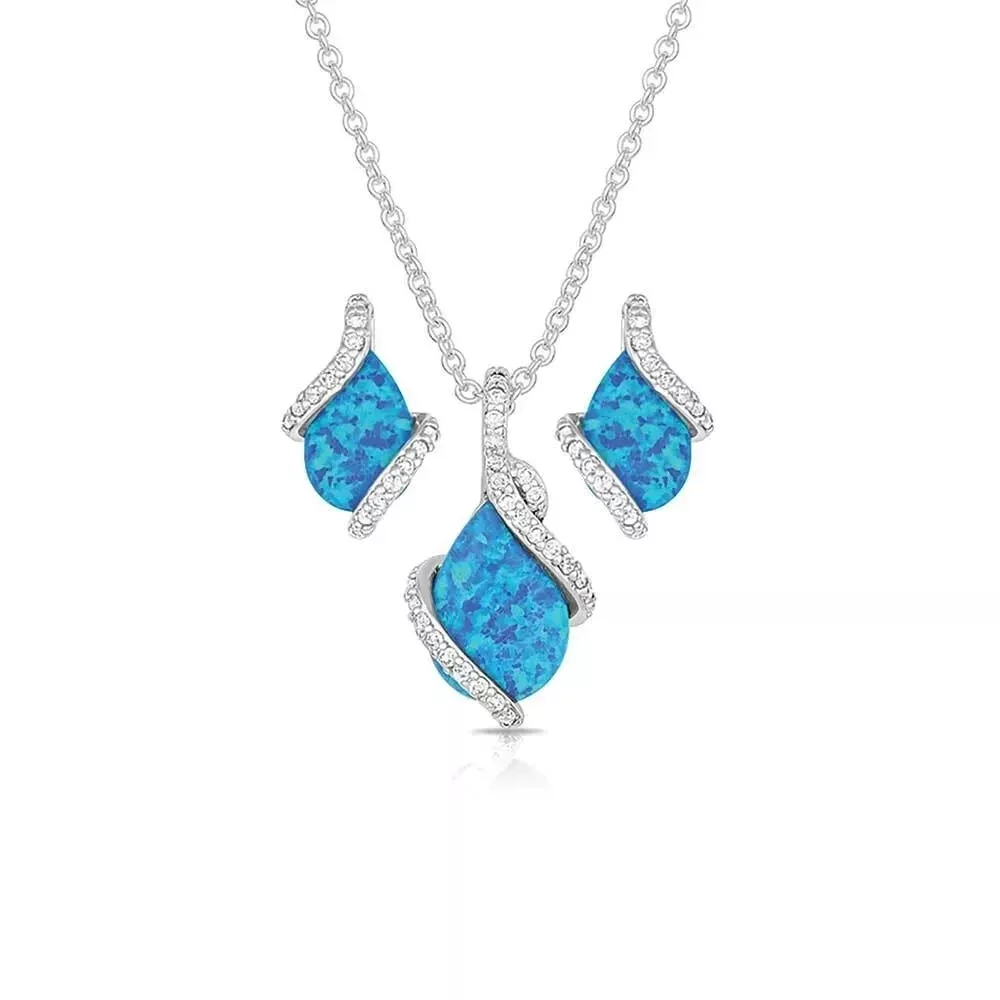 Montana Silversmiths River Lights Twin Paths Jewelry Set