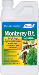 Monterey B.t. Biological Insecticide, 1 qt