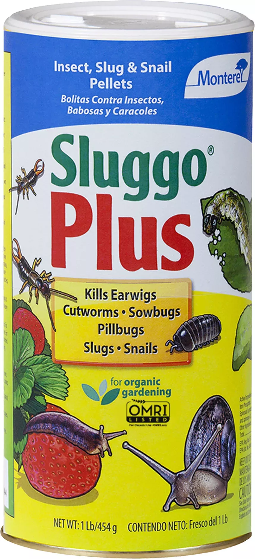 Monterey lg6575 Sluggo Plus Slug & Snail Killer, 1 LBS