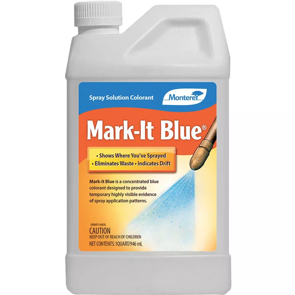 Monterey Mark-It Spray Pattern Indicator, Blue, 1 qt
