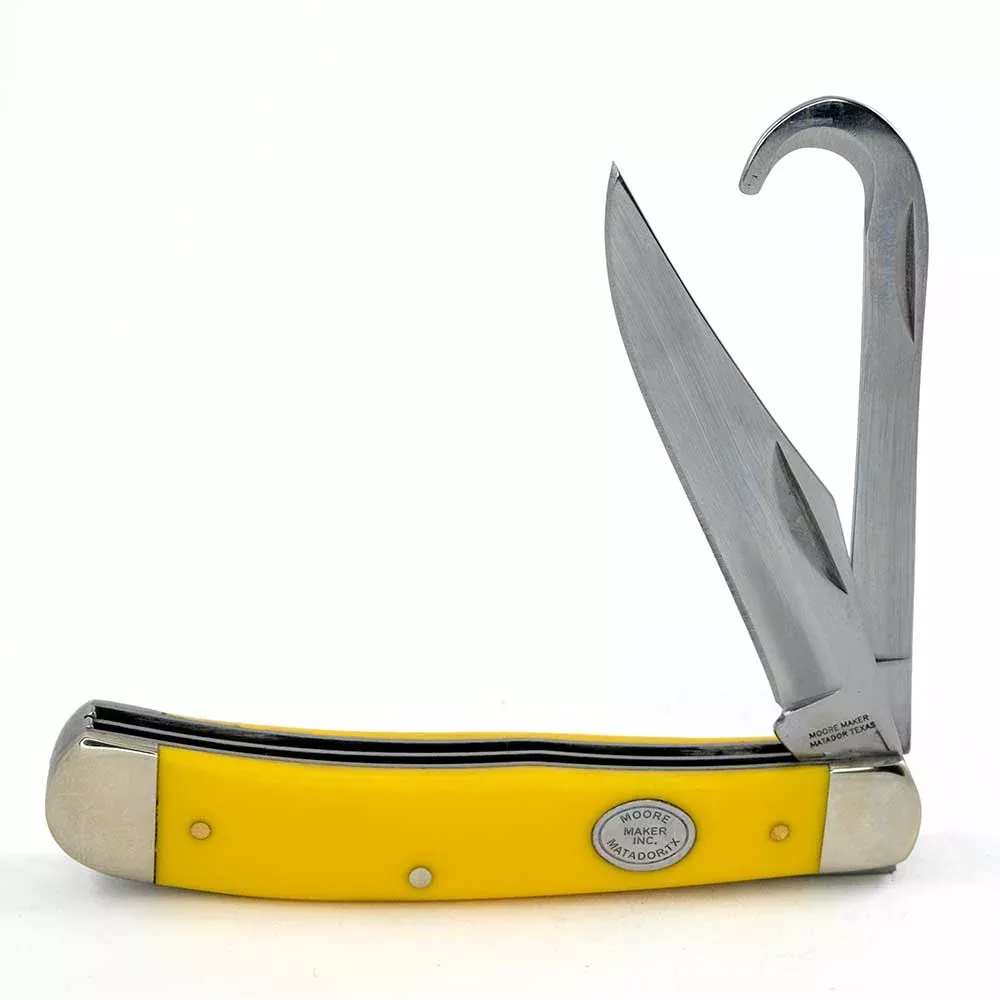 Moore Maker Yellow Delrin Trapper Hoofpick