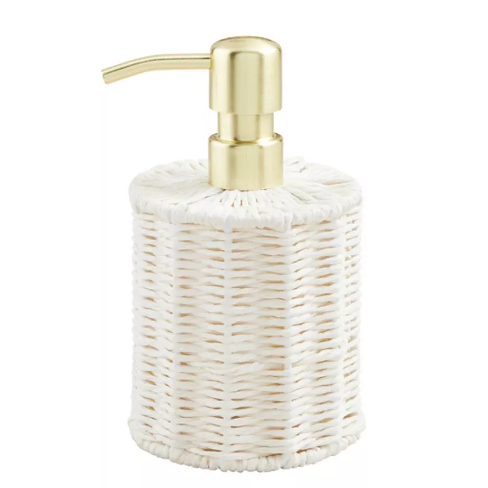 Mud Pie Woven Seagrass Soap Pump - FINAL SALE