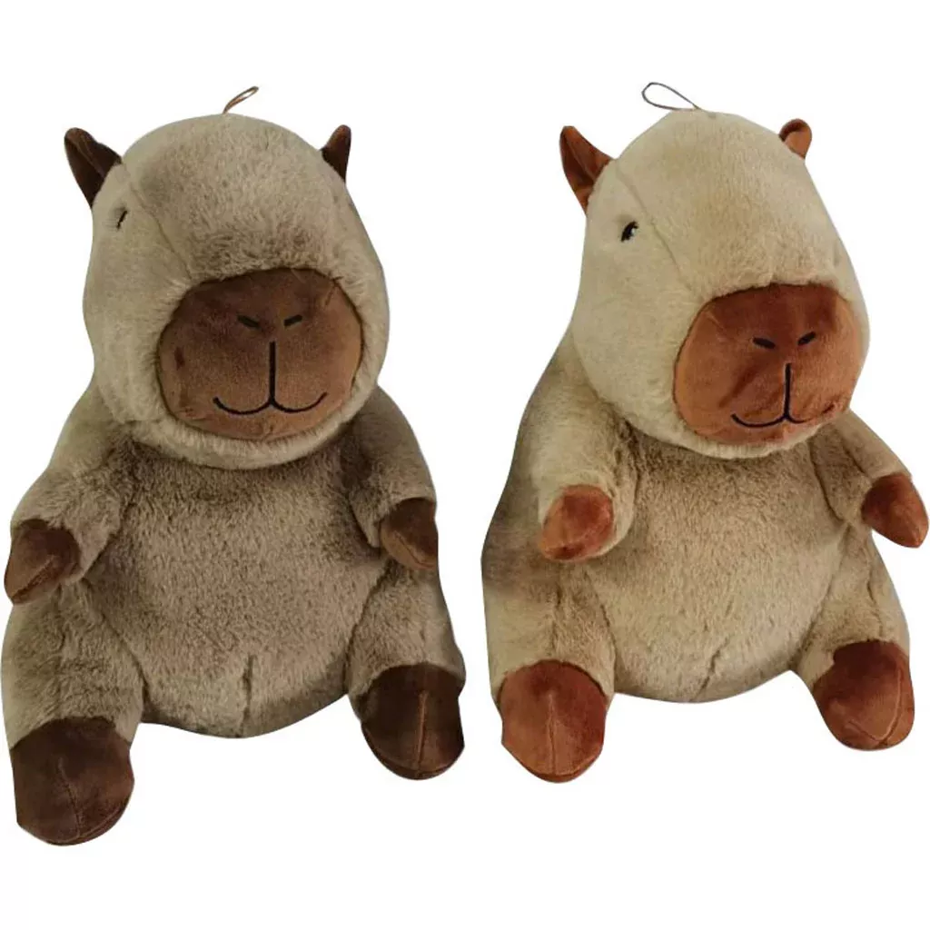 Multipet Jumbo Capybara Plush Dog Toy Assorted