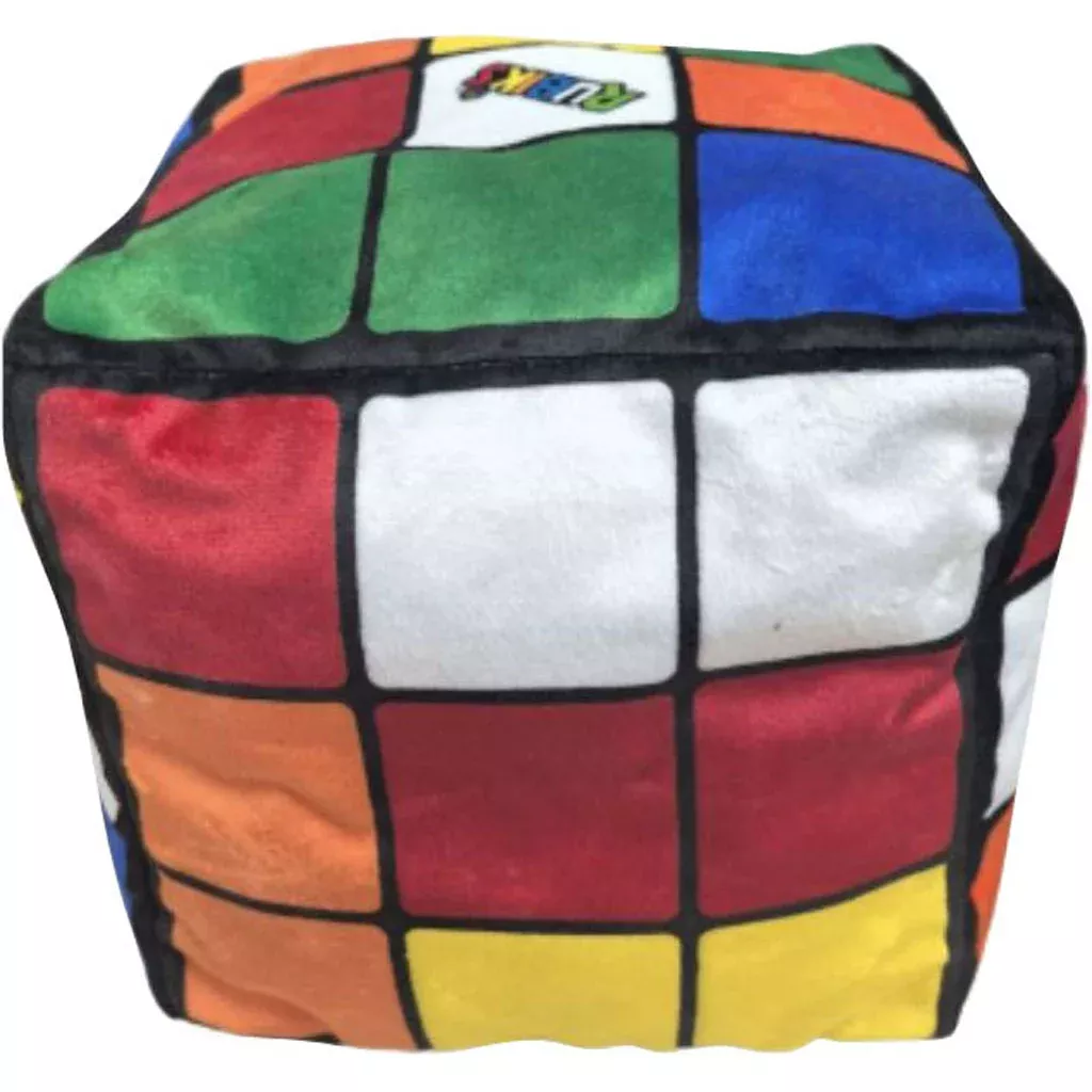 Multipet Jumbo Rubix Plush Dog Toy, Multicolor, Jumbo