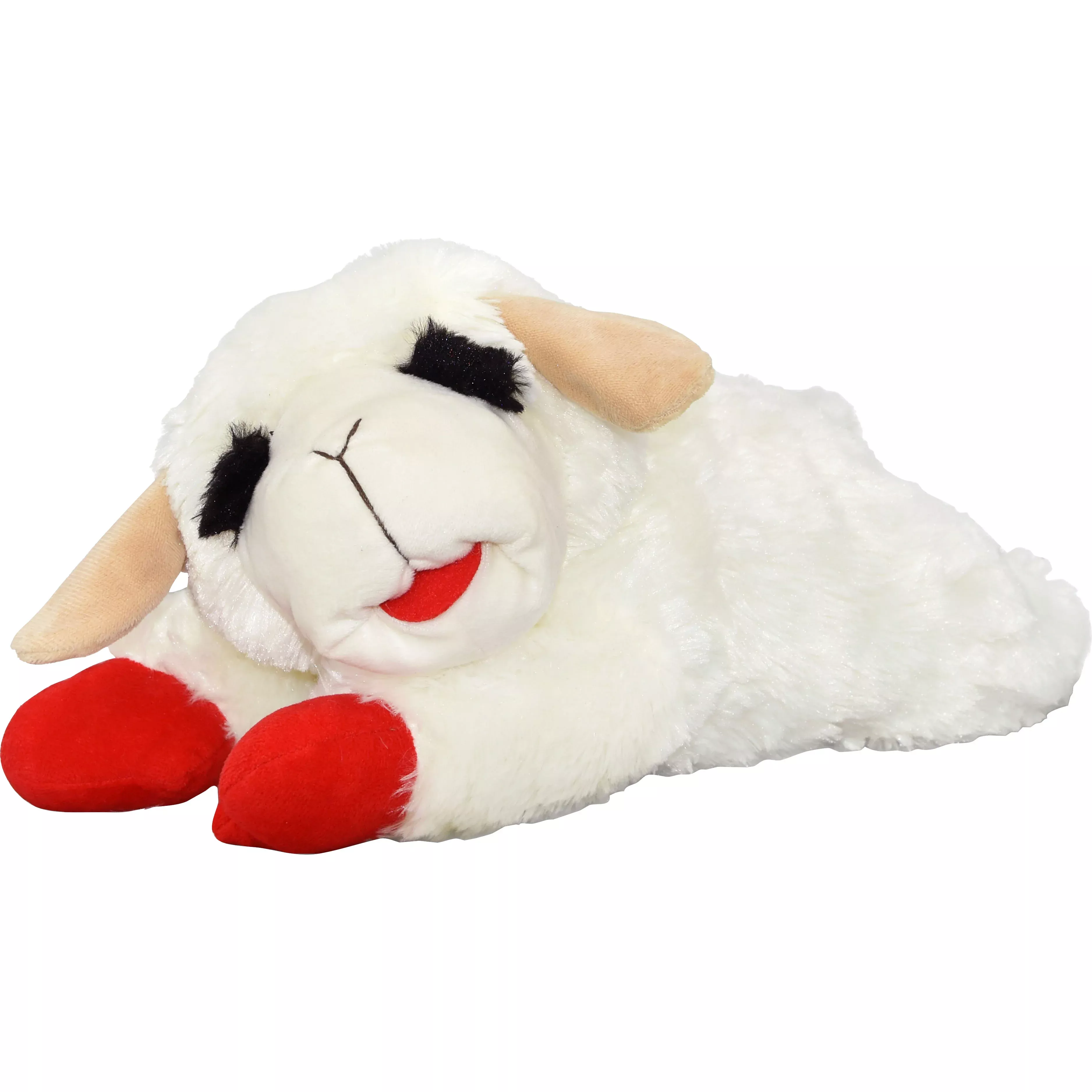 Multipet Lamb Chop Love with Heartbeat Dog Toy Medium White