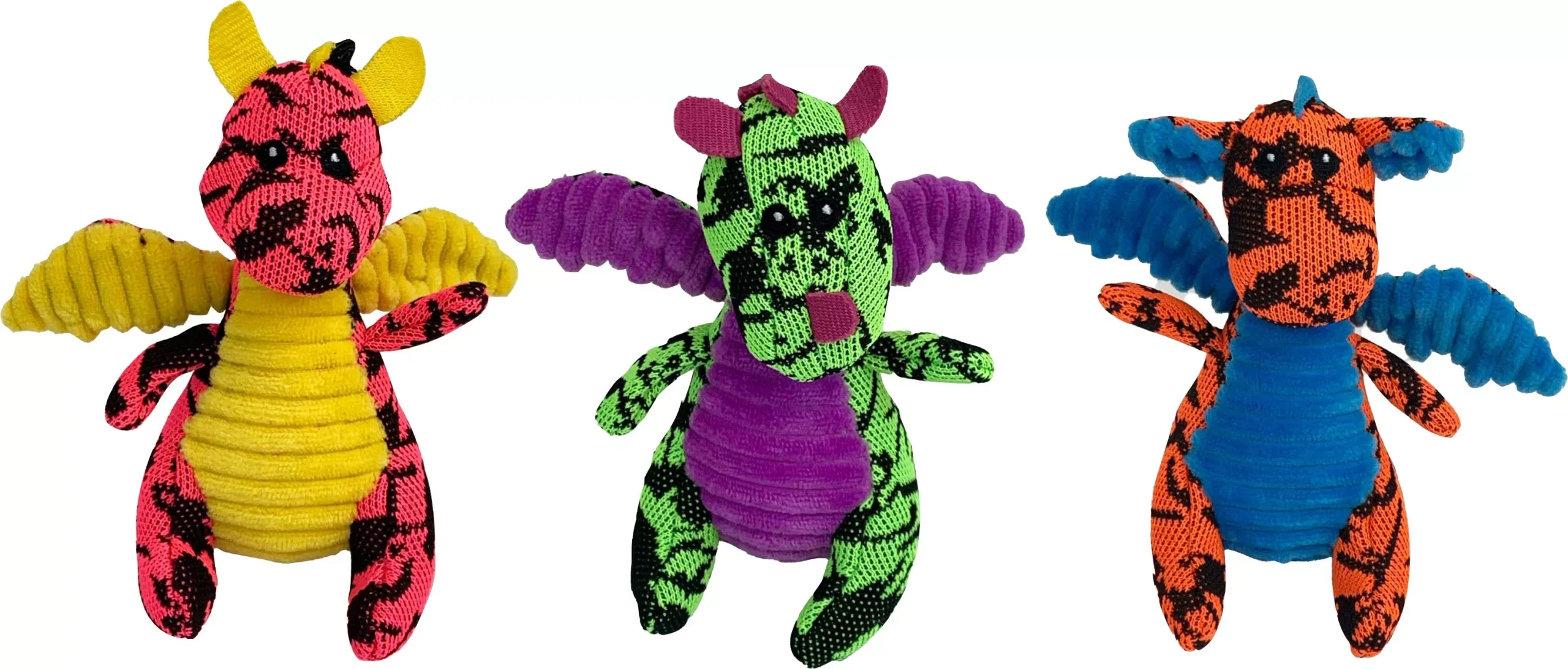 Multipet Minipet Dragon Dog Toy Small Assorted