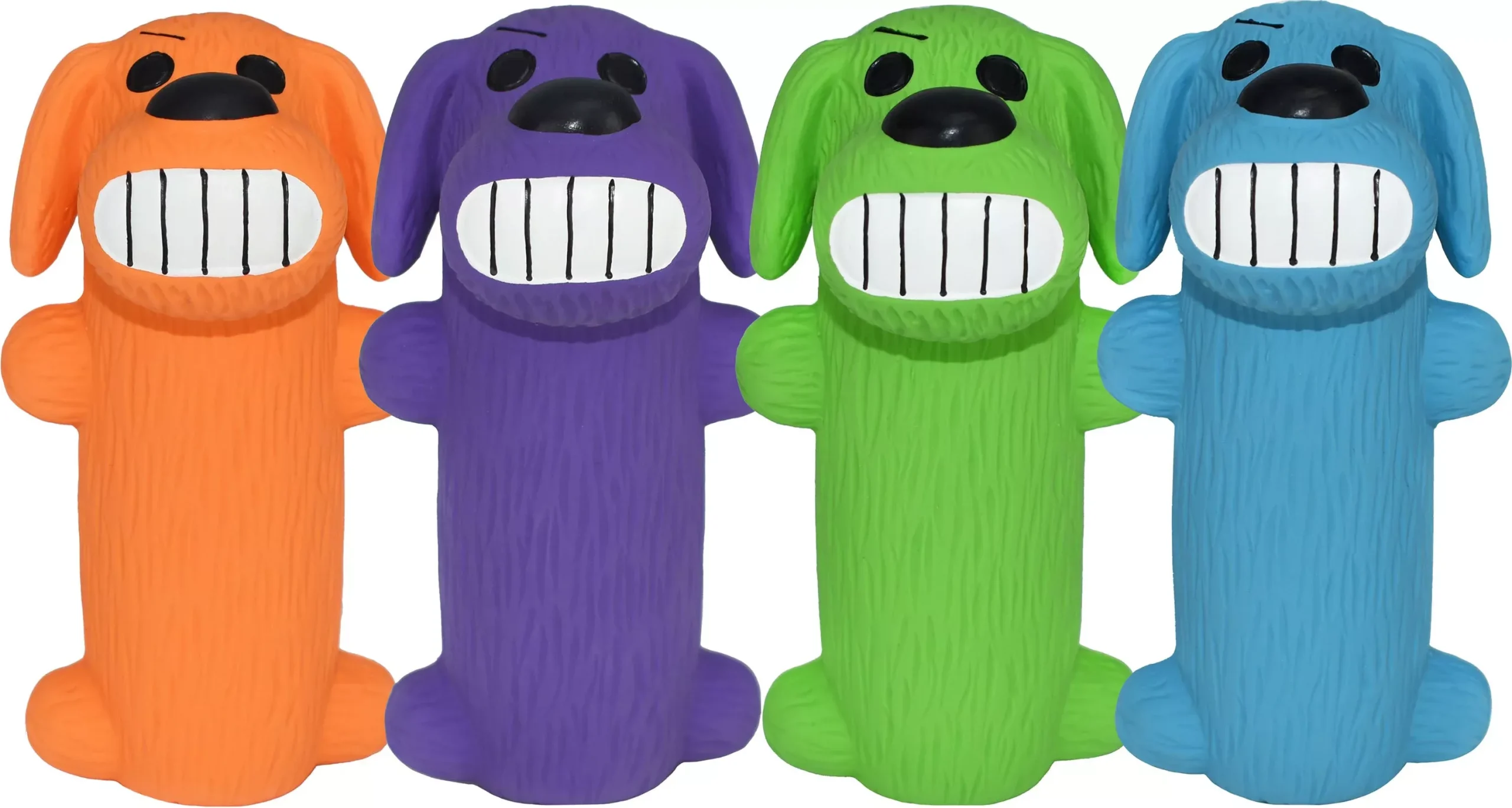 Multipet MiniPet Loofa Latex Dog Toy, Assorted, 5 in