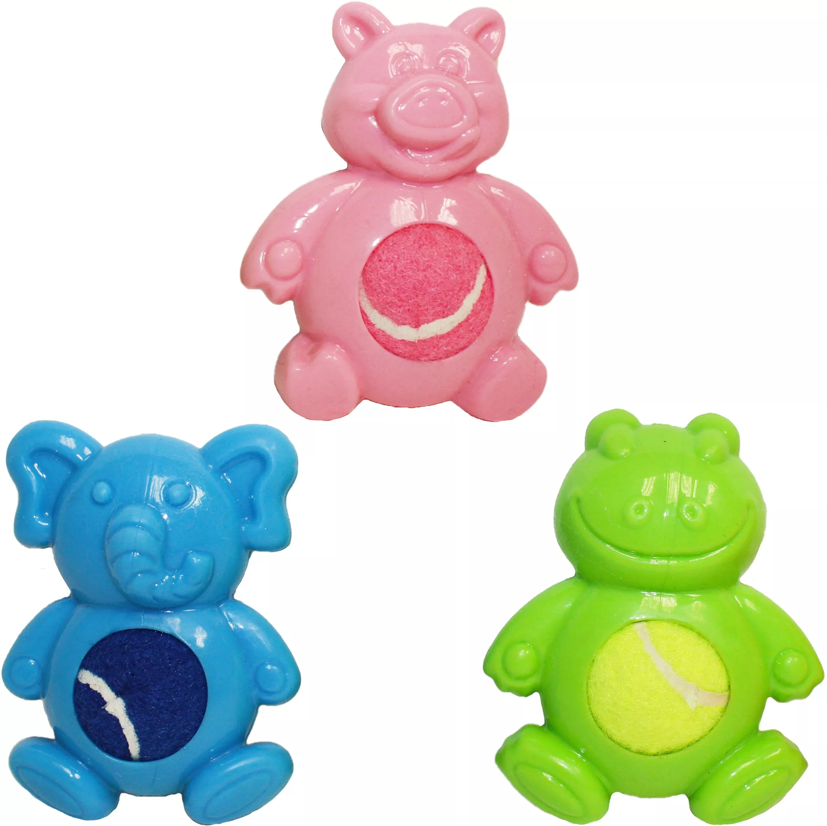 Multipet Minipet Tennis Tummies Dog Toy SM Assorted