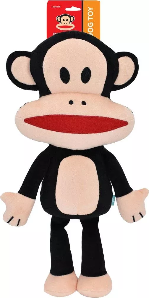 Multipet Paul Frank Julius Monkey Dog Toy, Black, 18 in