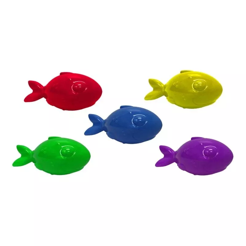 Multipet Ruff Enuff Lobberz Fish Rubber Dog Toy