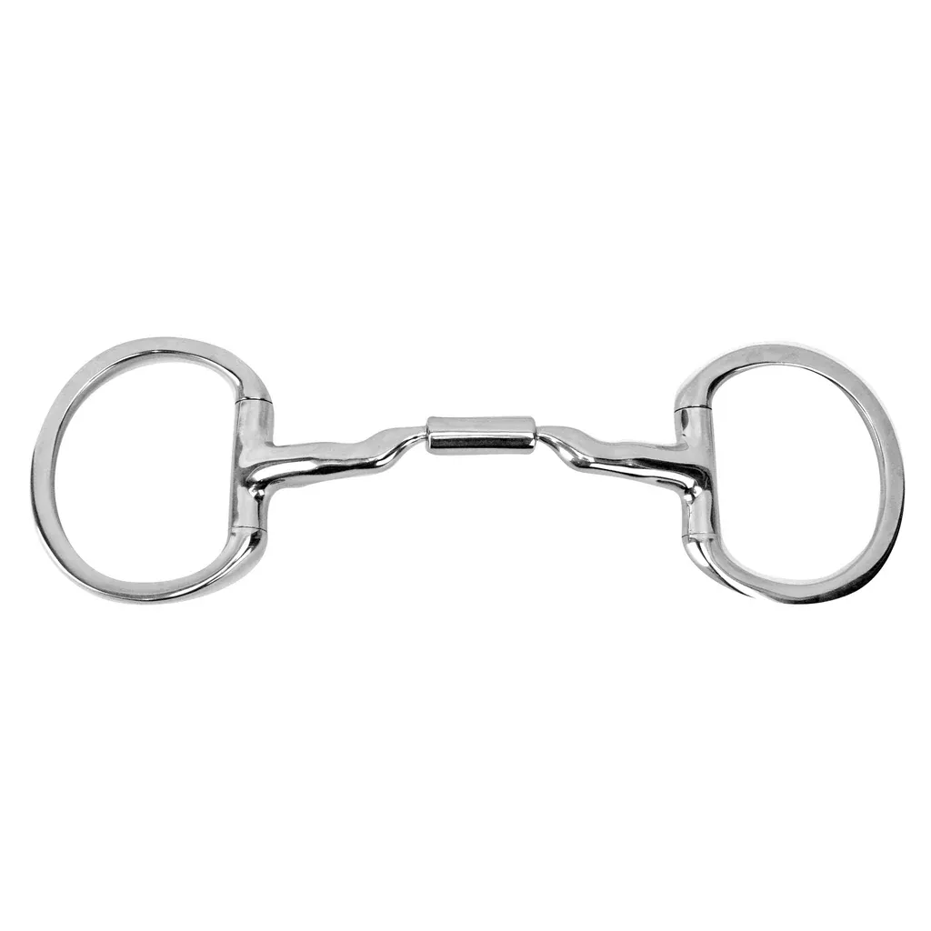 Myler Eggbutt without Hooks Low Port Comfort Snaffle MB 04-14mm