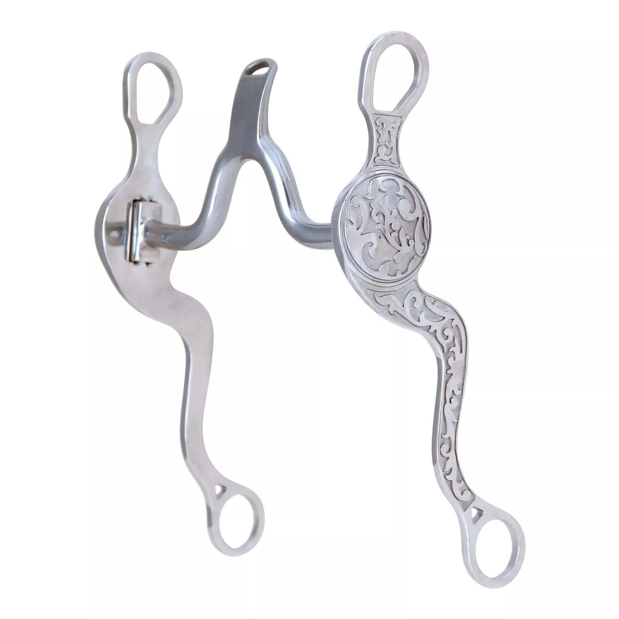 Myler Level 2-3 Embossed Seven Shank Sweet Iron Cathedral Bit