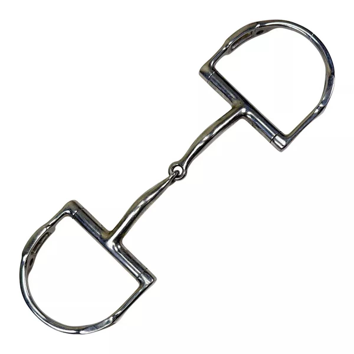 Myler Single Joint Dee Ring Bit in Stainless Steel - 5.25"