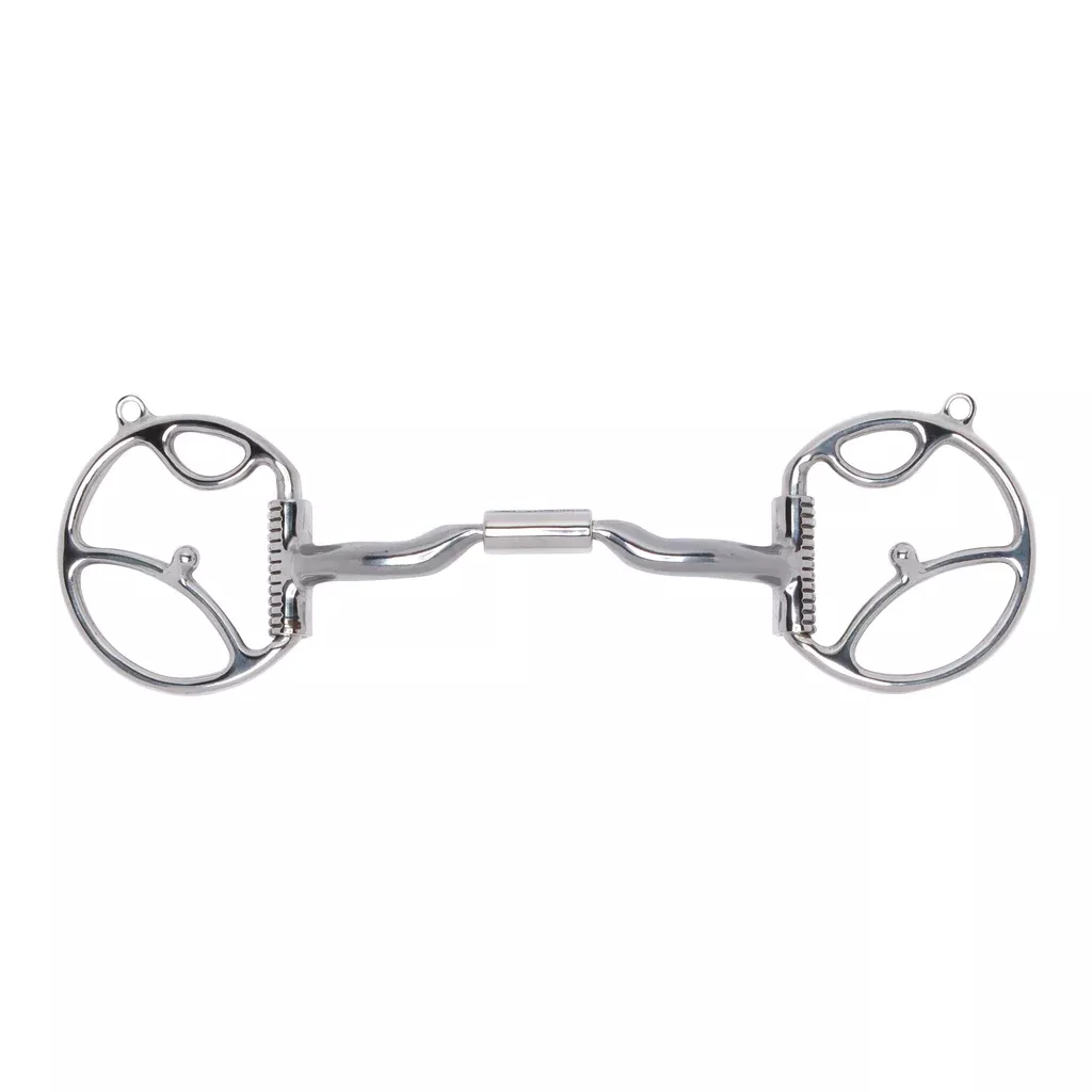 Myler Western Dee with Hooks Low Port Comfort Snaffle MB 04