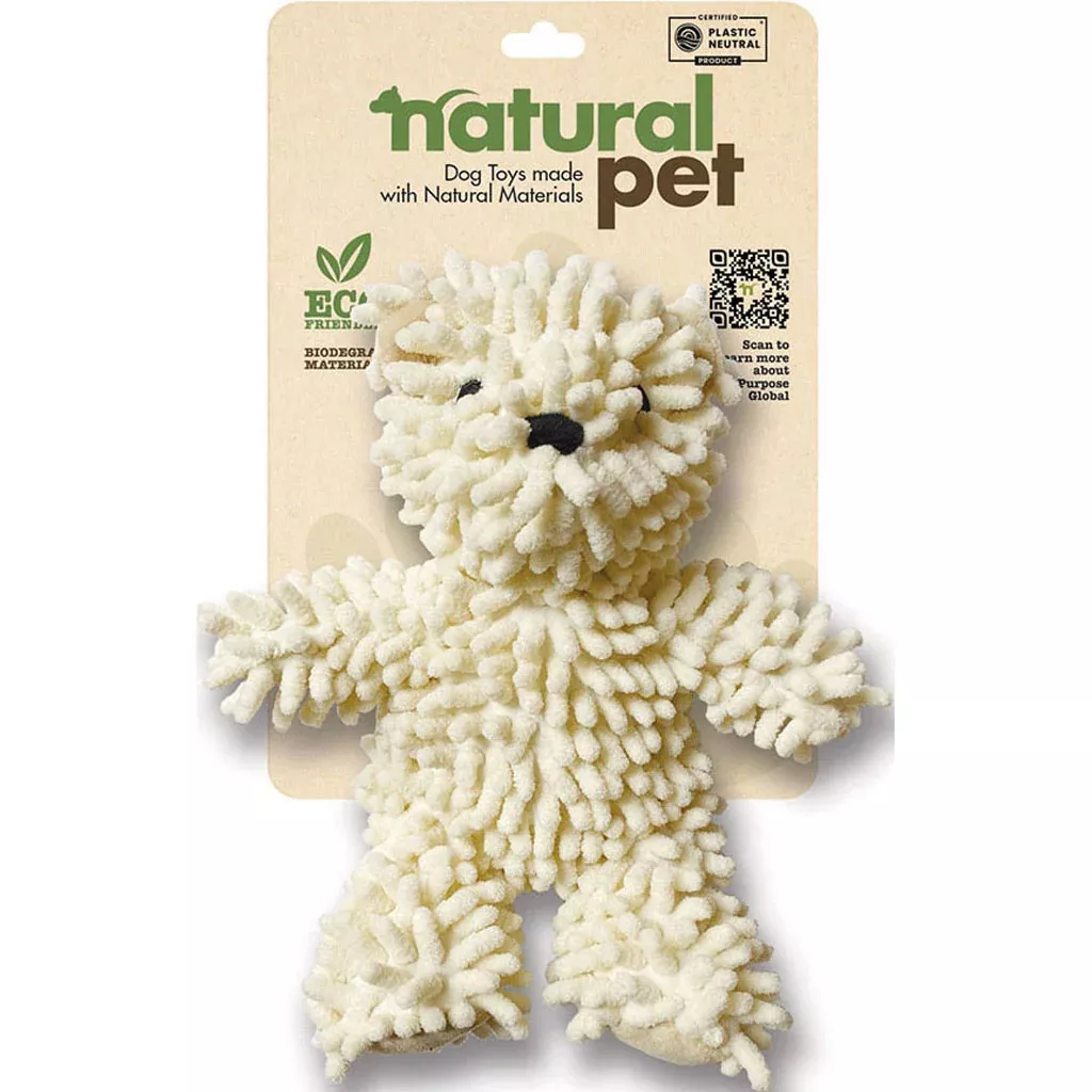 Natural Pet Nubs Bear Plush Dog Toy
