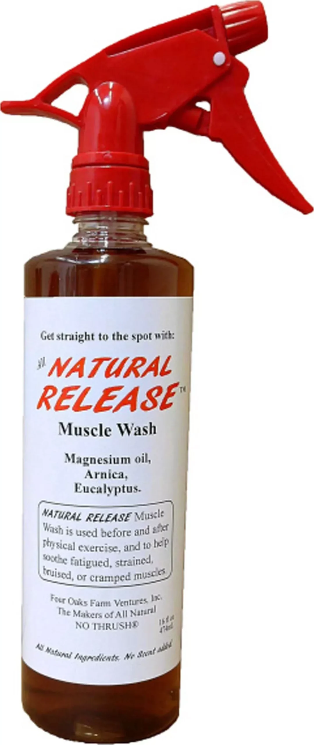 Natural Release Muscle Wash 16 oz