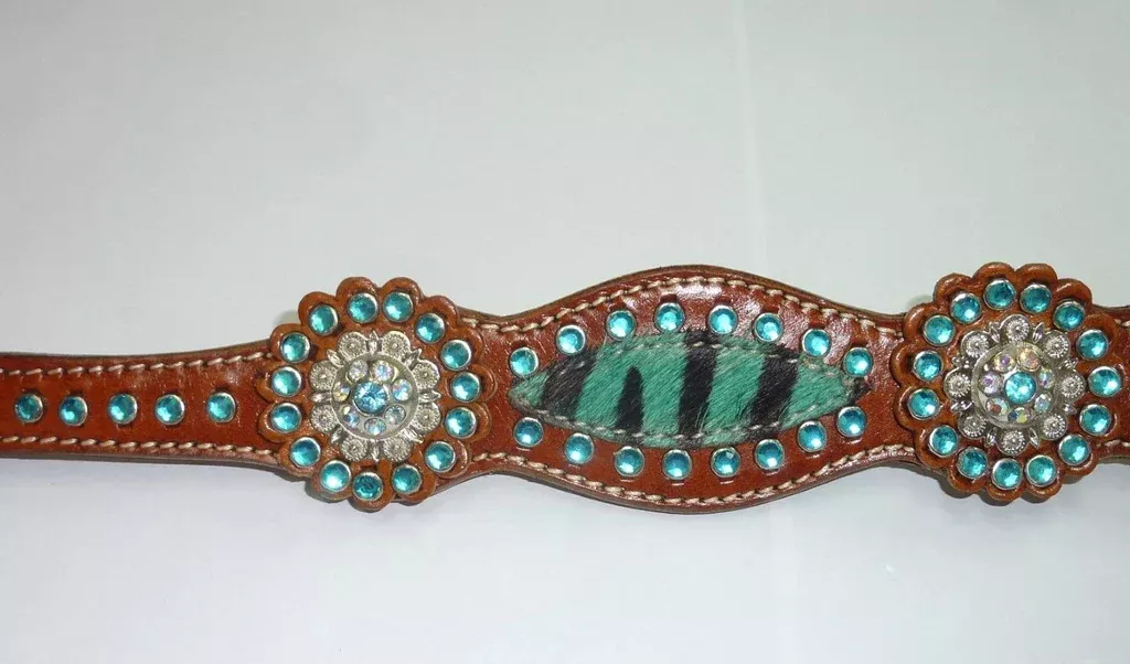 Navaho Zebra Western Bridle